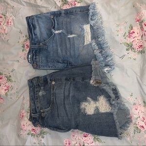 Just USA distressed shorts
